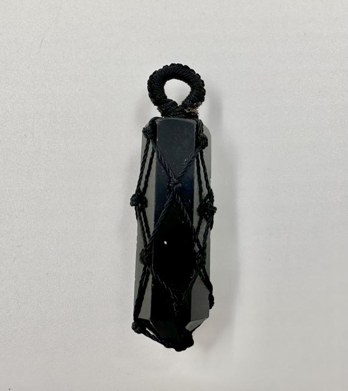 Siyah Obsidyen Kolye Ucu