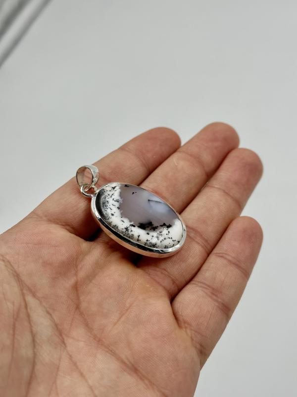 Dendritli opal kolye ucu