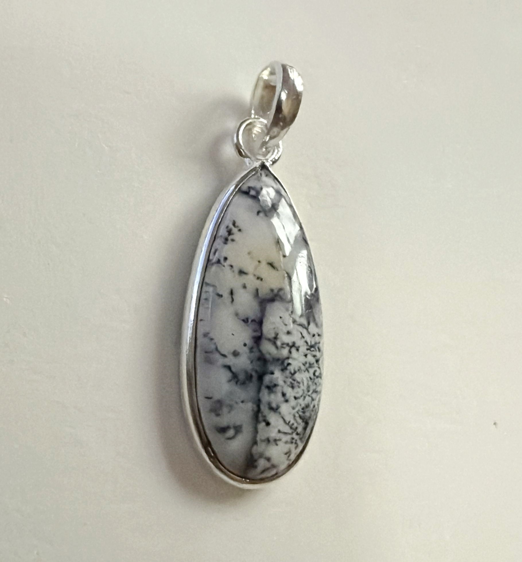 Dendritli Opal Taşından Kolye Ucu