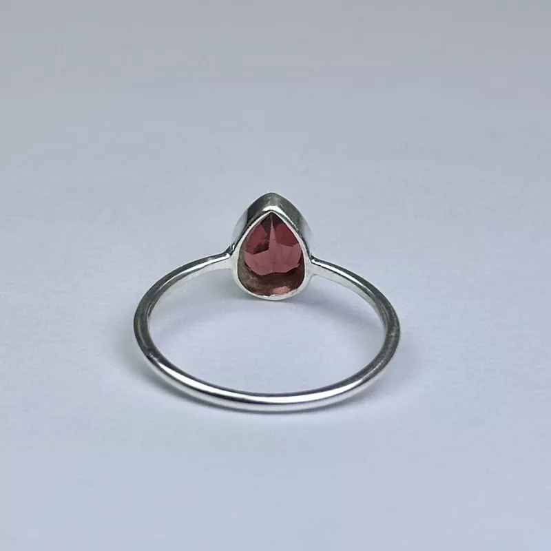 Lal(Garnet) Taşıdan Gümüş YÜZÜK