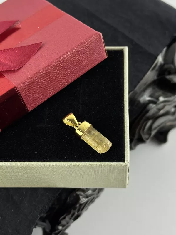 Topaz Gümüş Kolye Ucu
