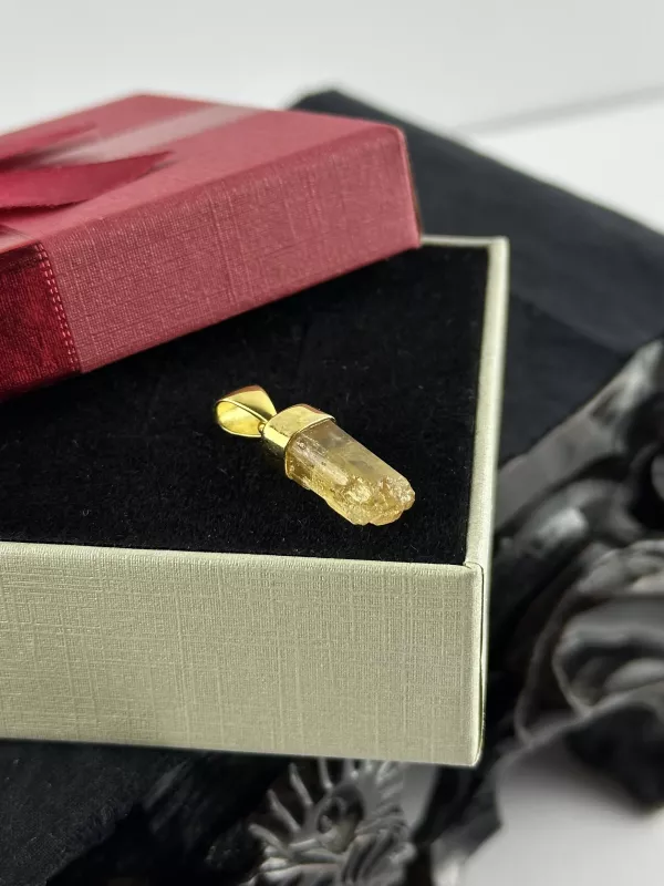 Topaz Gümüş Kolye Ucu