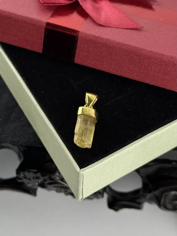 Topaz Gümüş Kolye Ucu