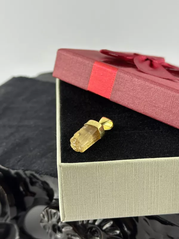 Topaz Gümüş Kolye Ucu