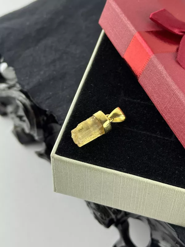 Topaz Gümüş Kolye Ucu