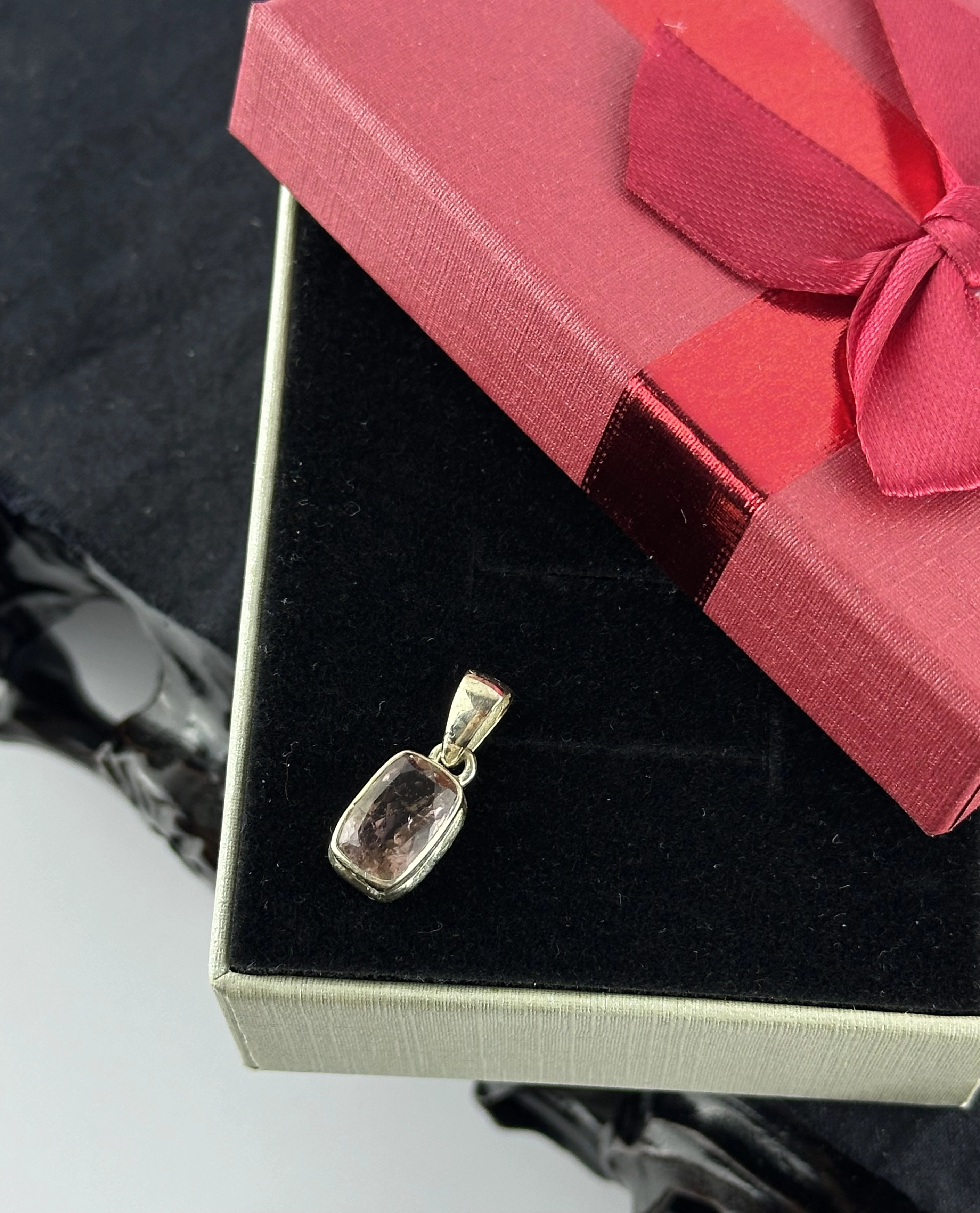 Turmalin Gümüş Kolye Ucu