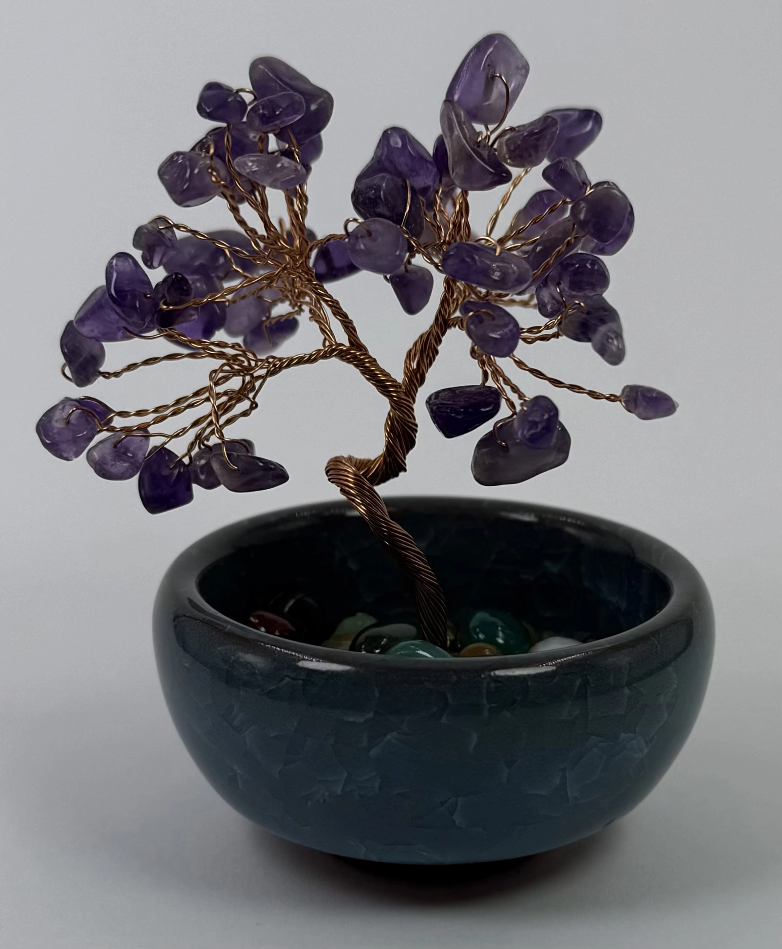 Ametist Taşlı Hayat Ağacı Biblo