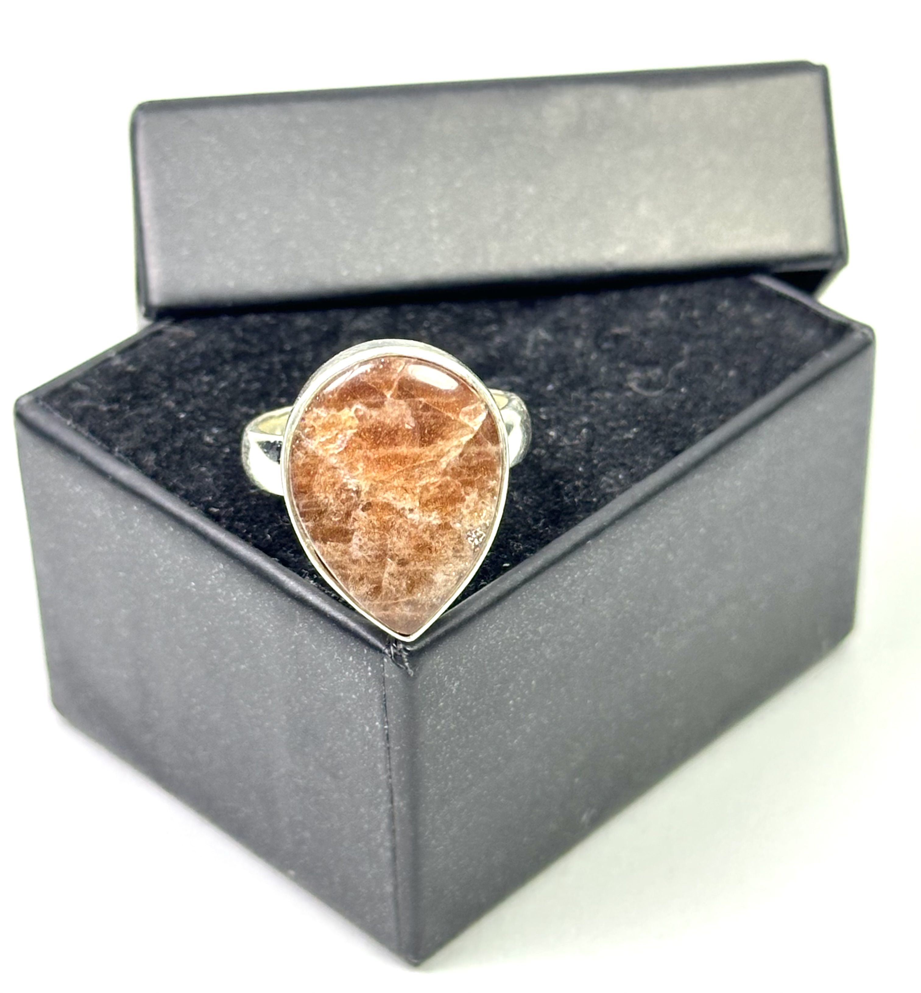 Güneş Taşı Gümüş Yüzük