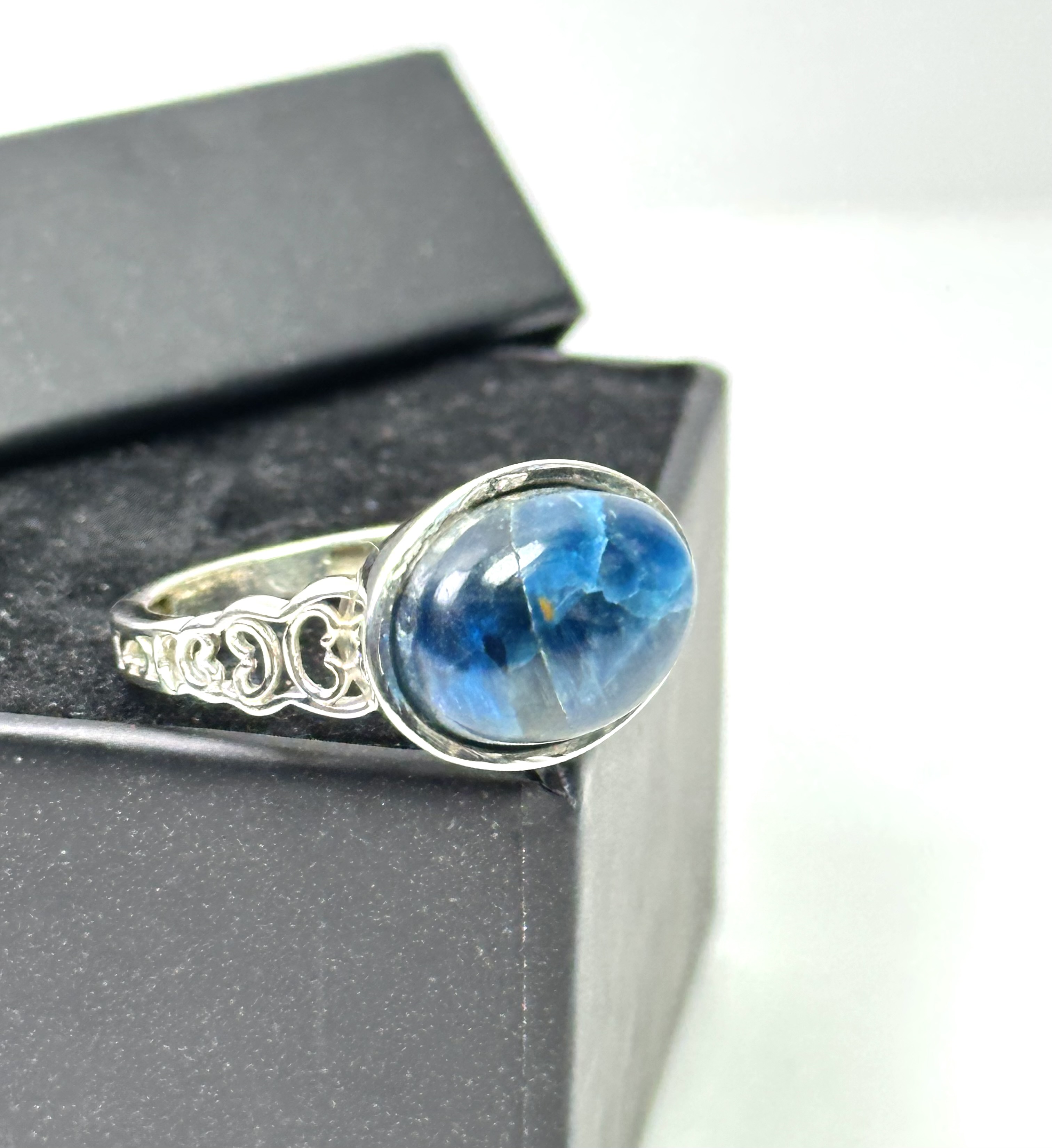 Apatit Gümüş Yüzük