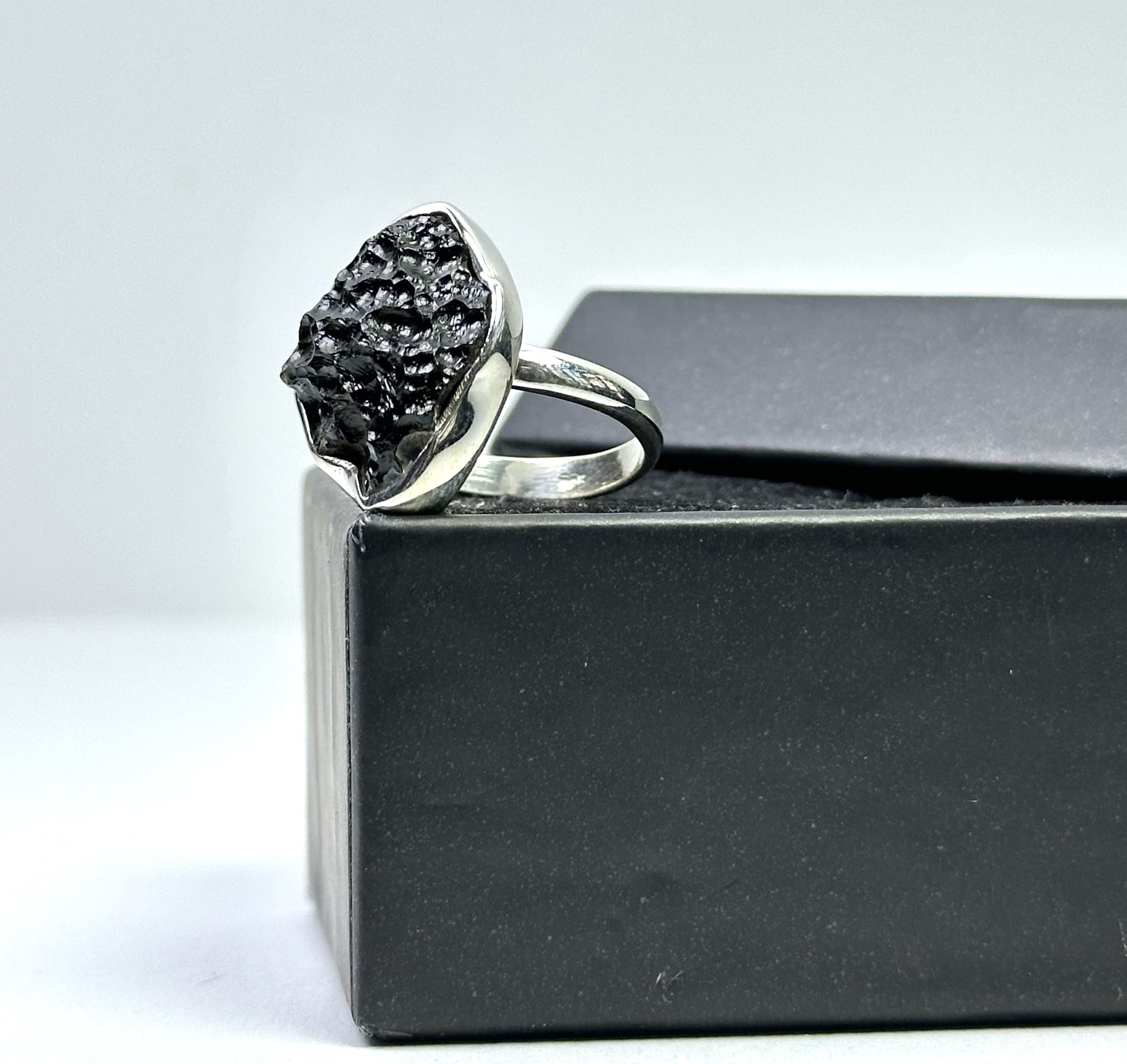 Moldovit Gümüş Yüzük