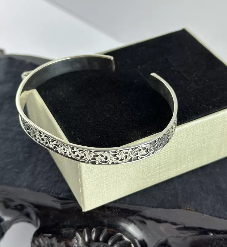 Bangle Gümüş Bilezik