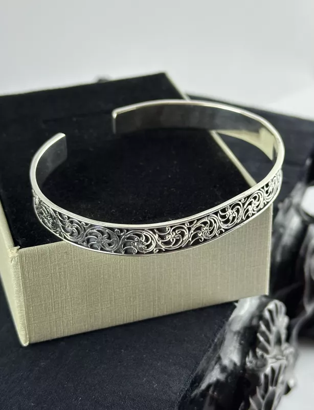 Bangle Gümüş Bilezik