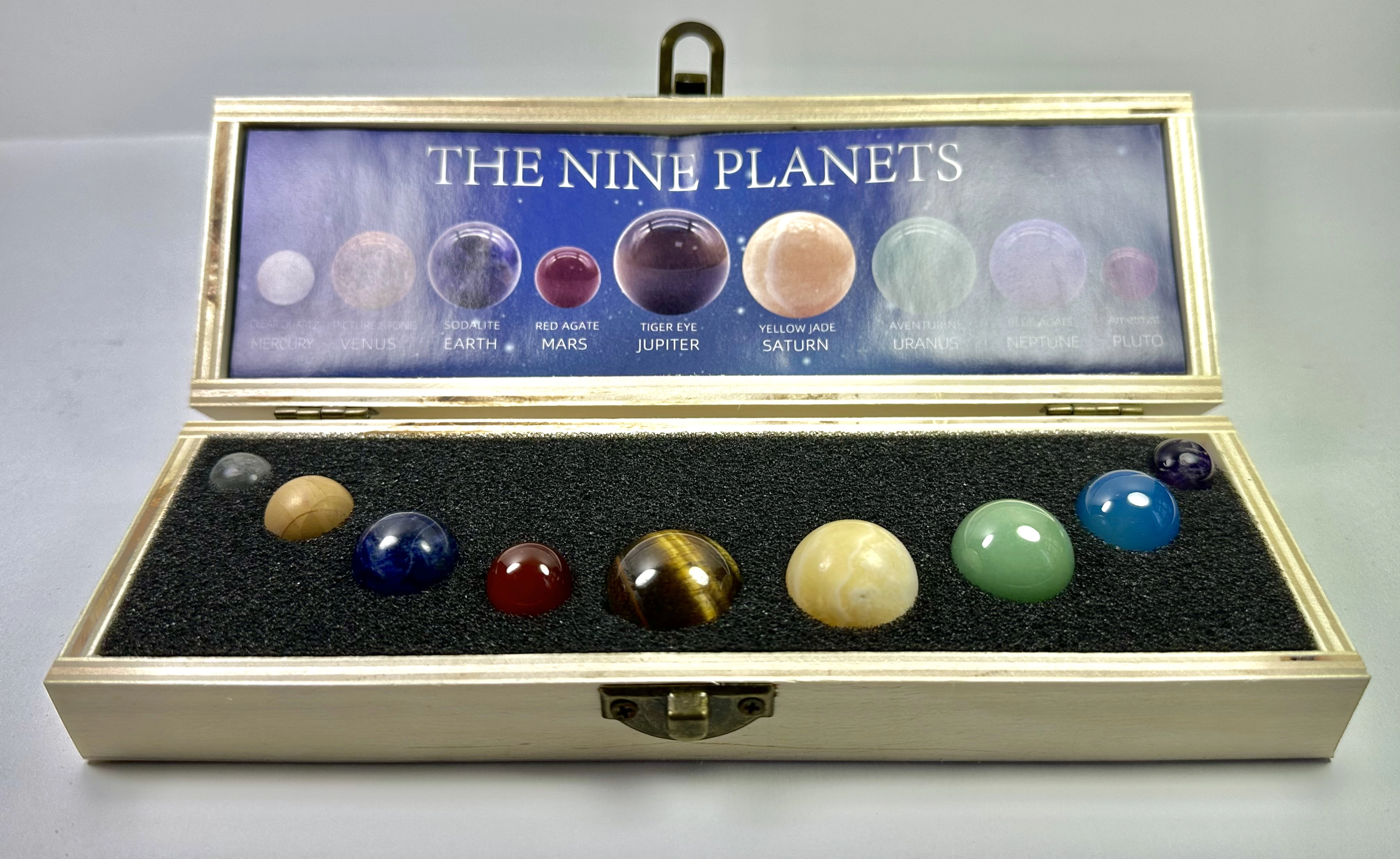 Doğal Taş Koleksiyon Kutusu (Gezegenler)