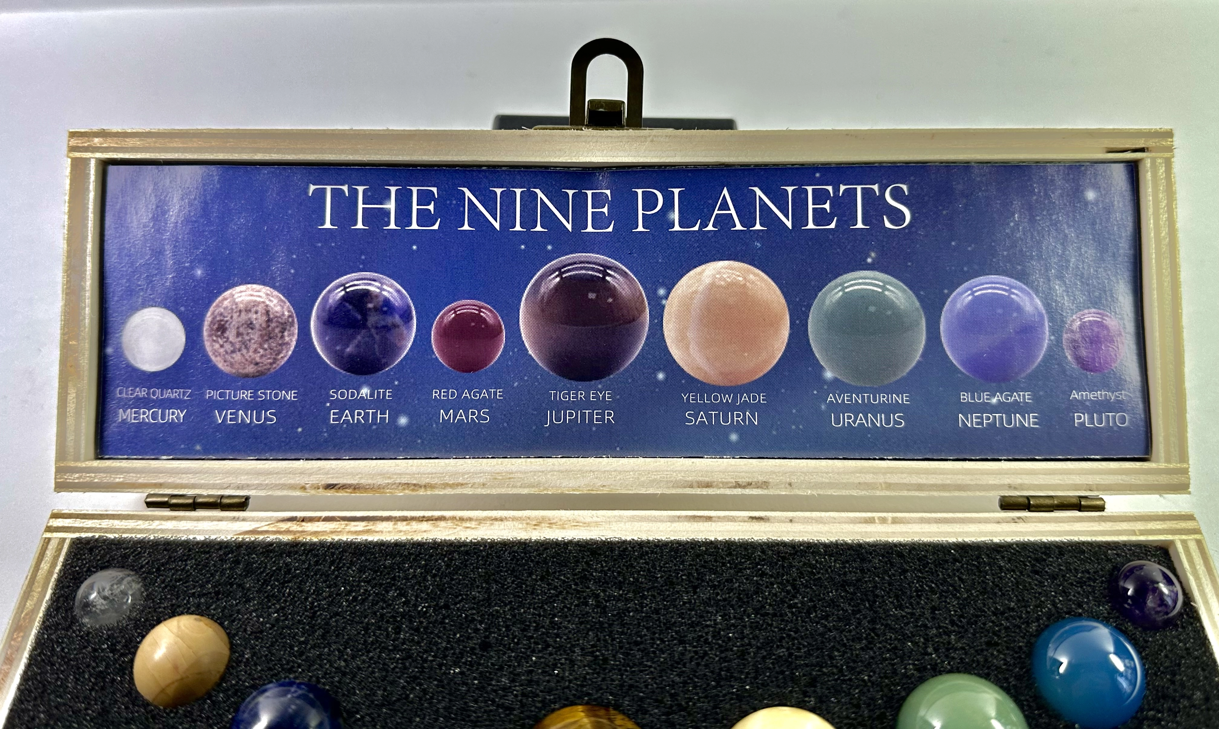 Doğal Taş Koleksiyon Kutusu (Gezegenler)