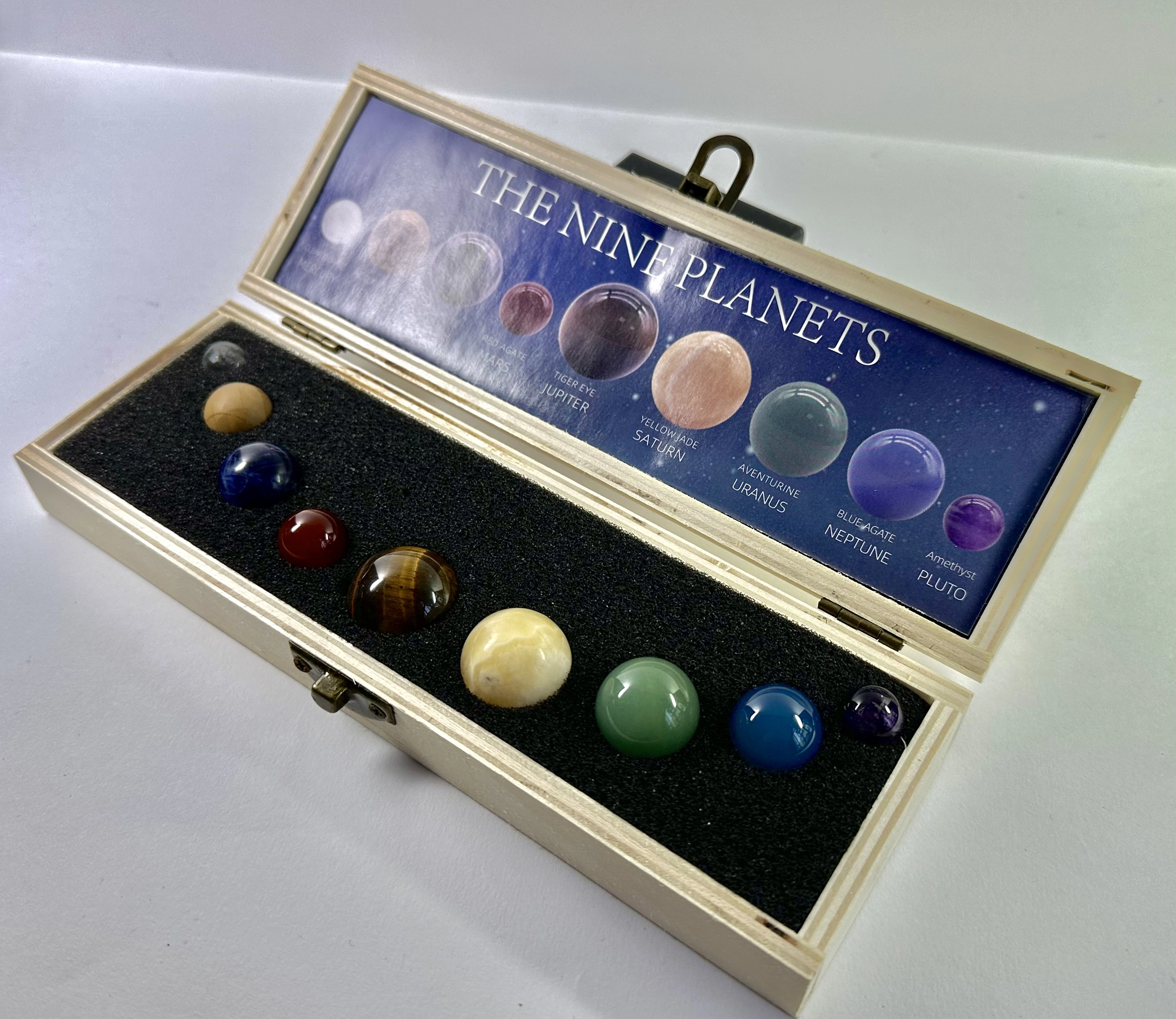 Doğal Taş Koleksiyon Kutusu (Gezegenler)