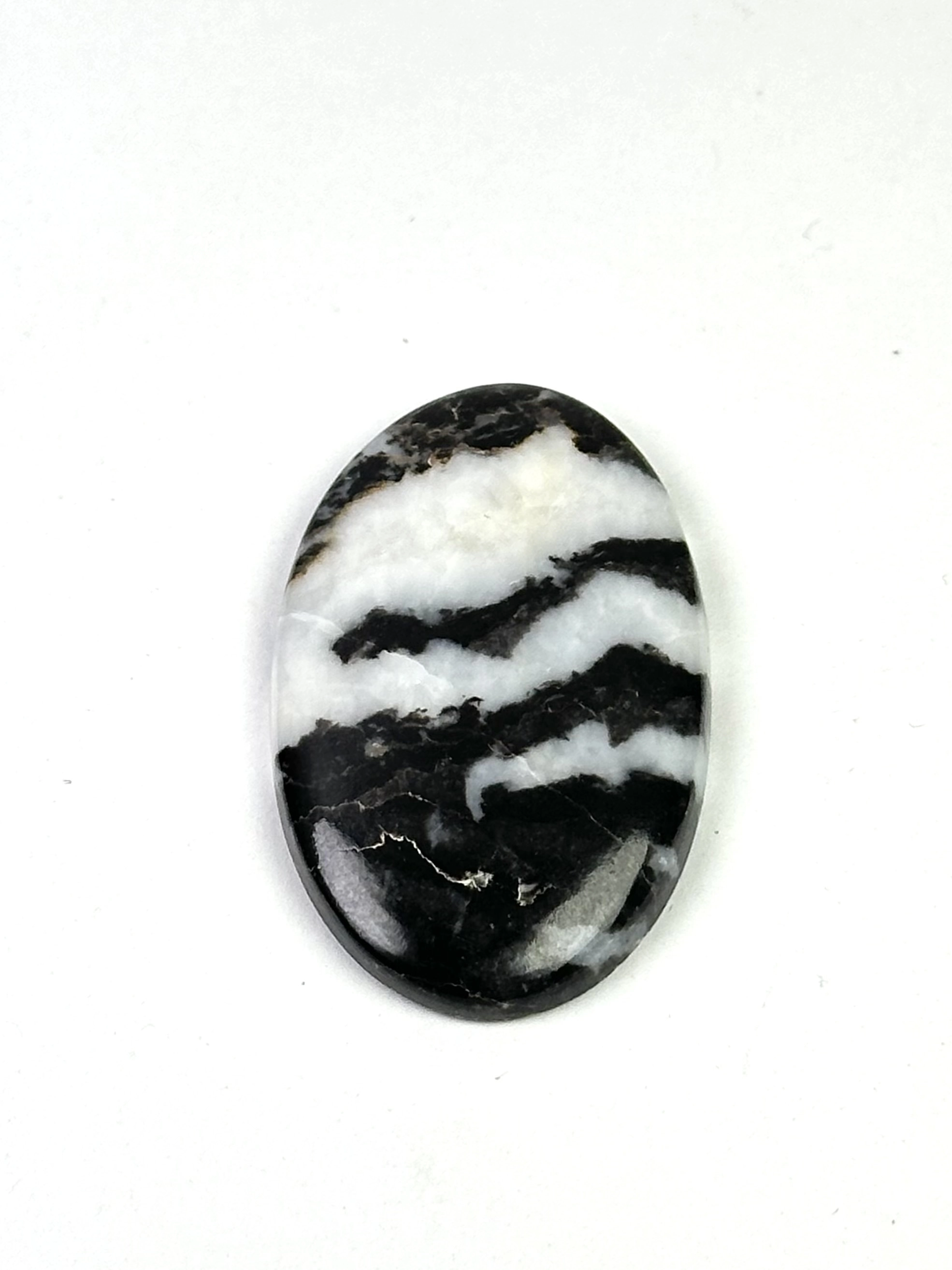 Zebra Jasper Taşından Kaboşon