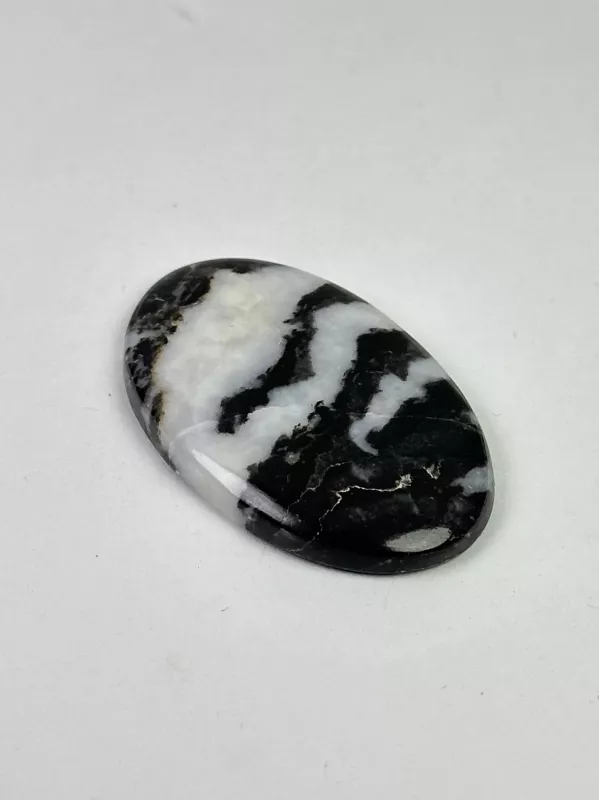 Zebra Jasper Taşından Kaboşon