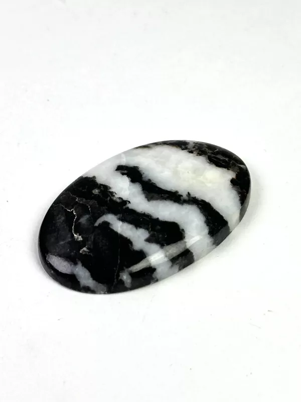 Zebra Jasper Taşından Kaboşon
