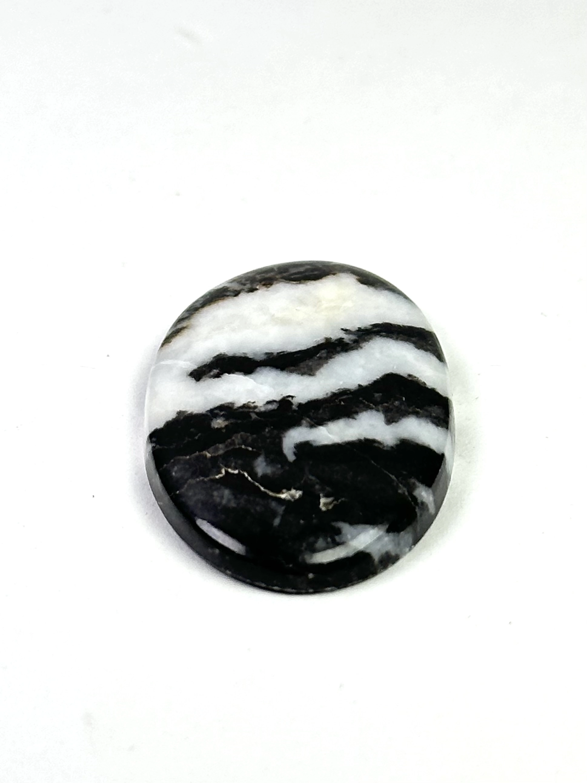 Zebra Jasper Taşından Kaboşon