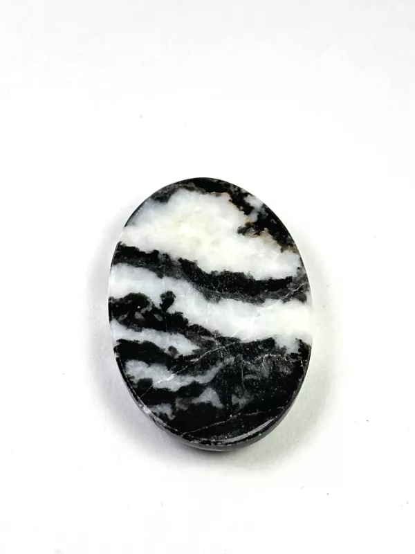 Zebra Jasper Taşından Kaboşon