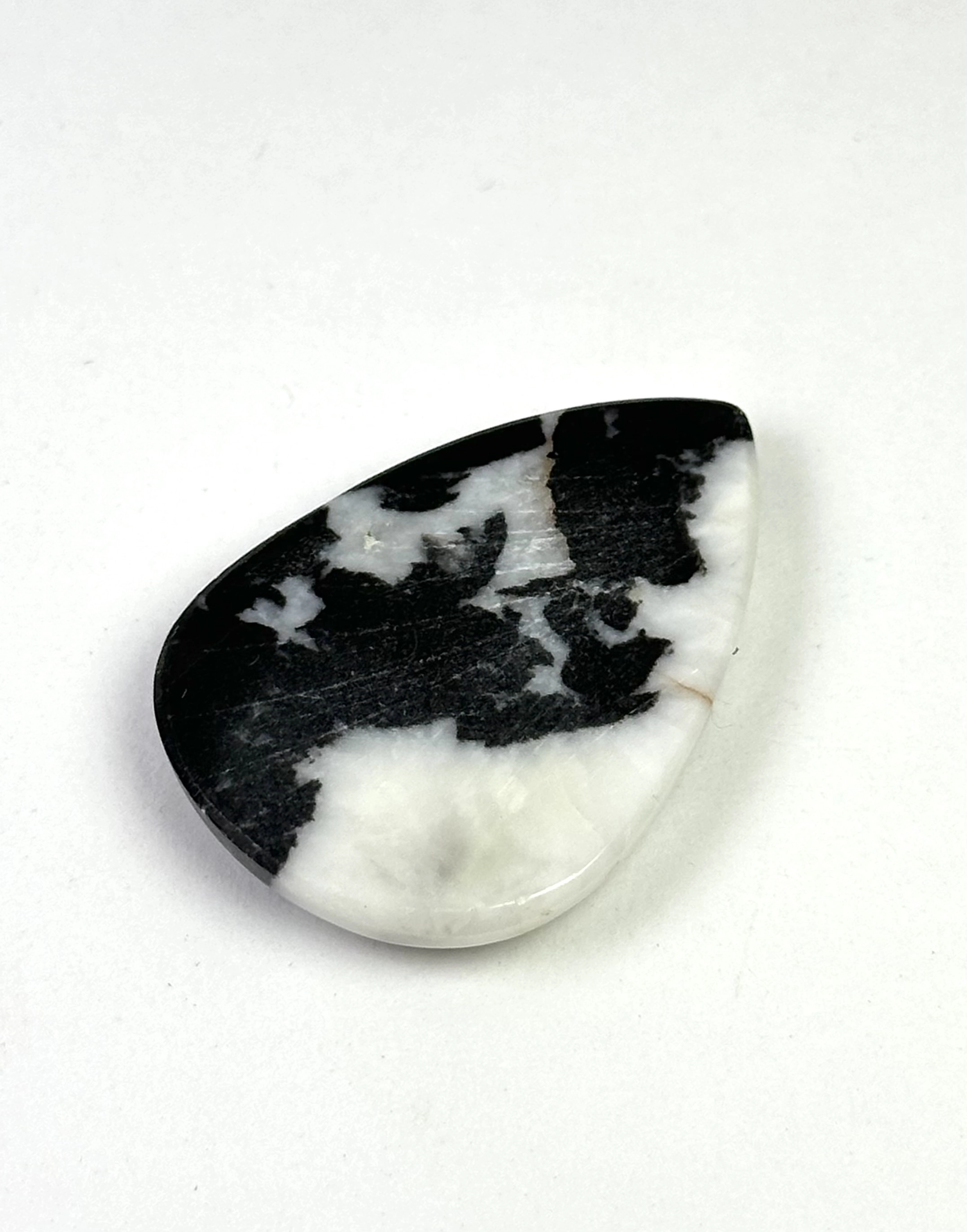 Zebra Jasper Taşından Kaboşon