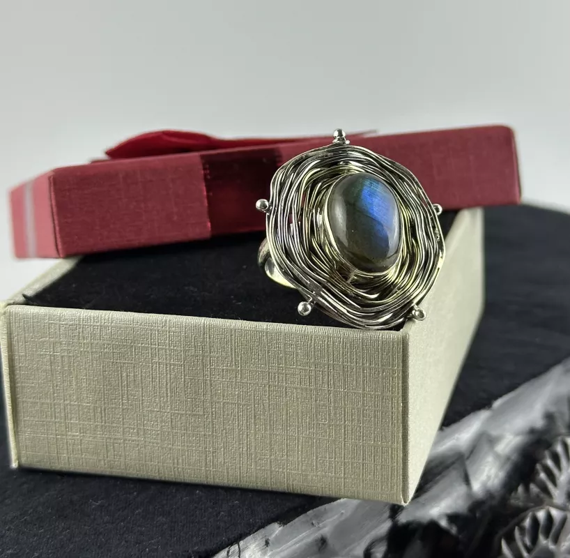 Labradorit Gümüş Yüzük