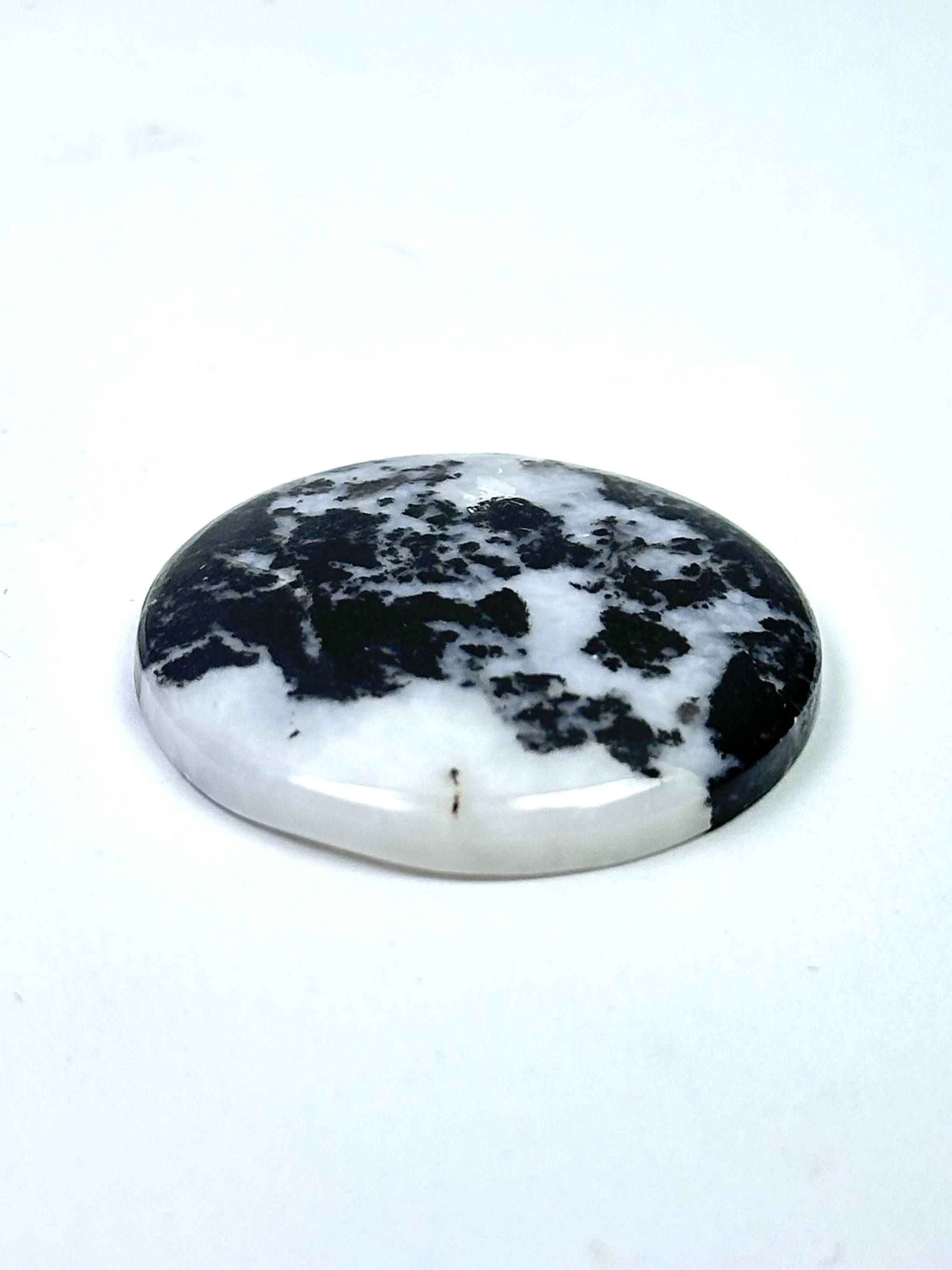 Zebra Jasper Taşından Kaboşon