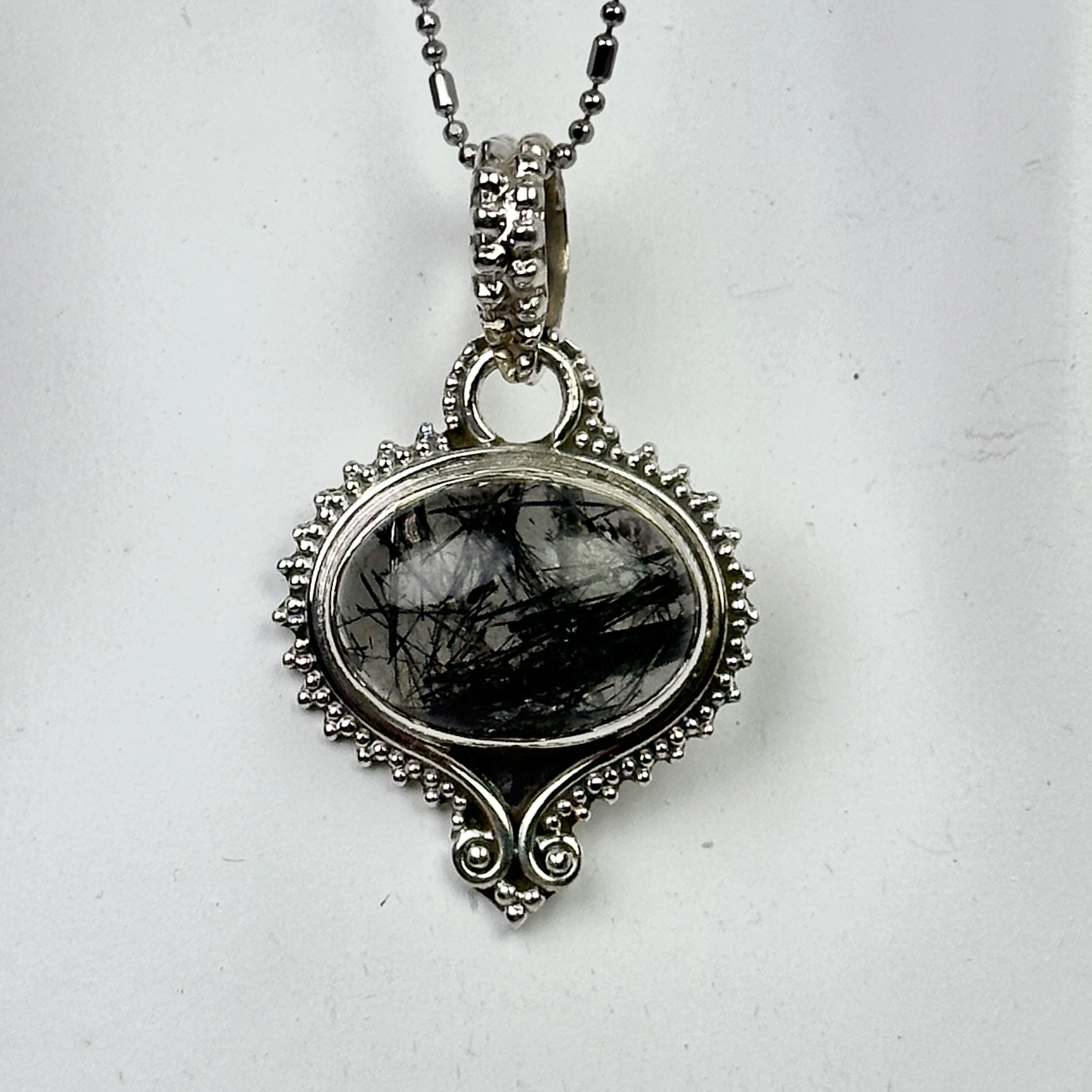 Rutilli Kuvars Kolye Ucu