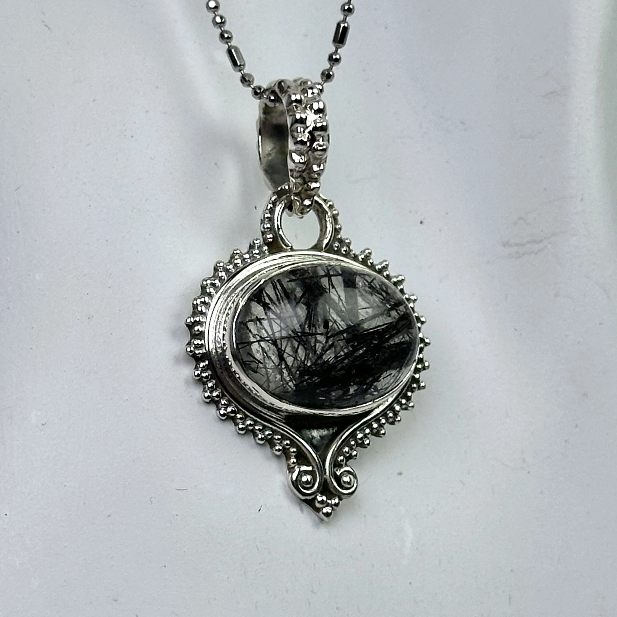 Rutilli Kuvars Kolye Ucu