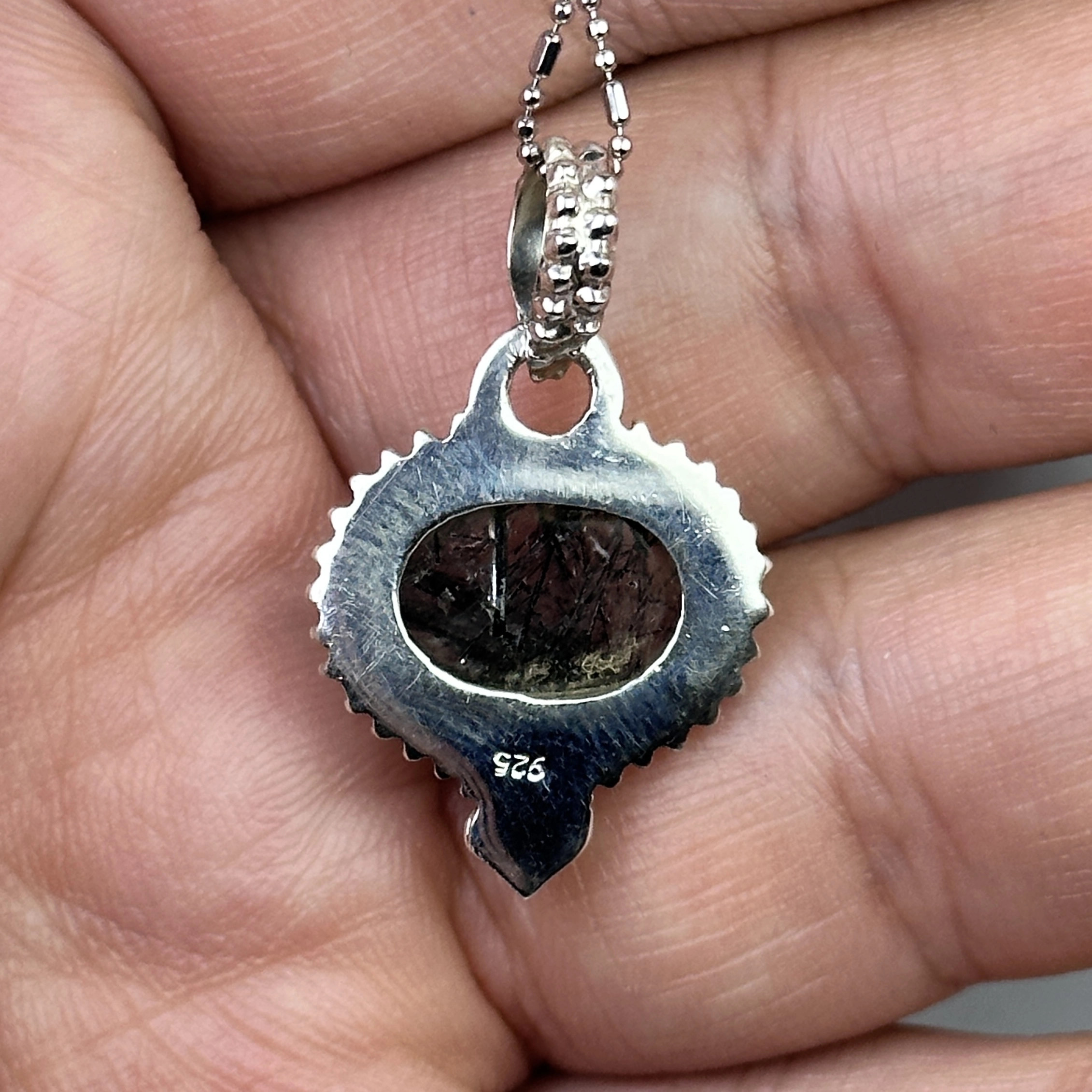 Rutilli Kuvars Kolye Ucu