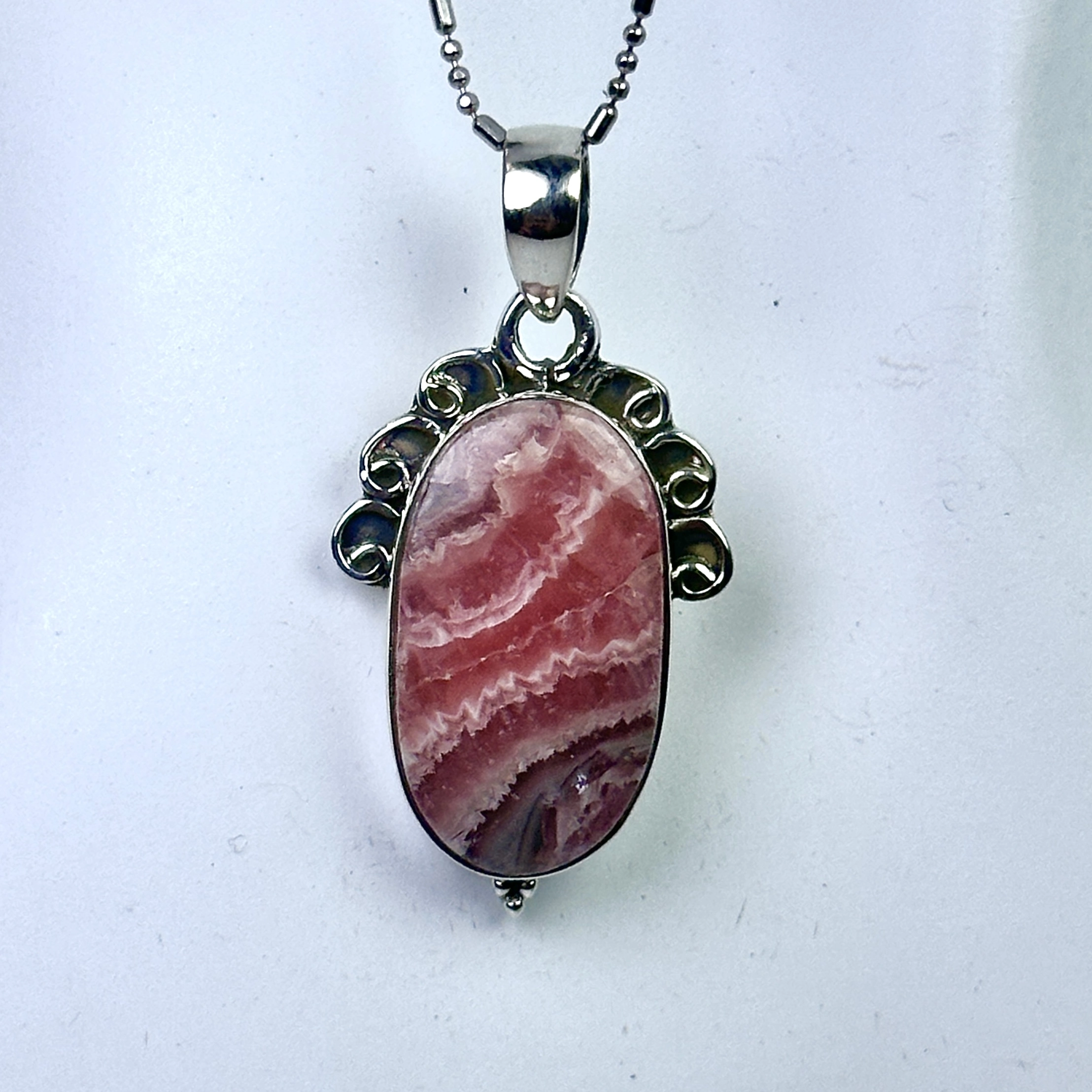 Rodokrozit Kolye Ucu