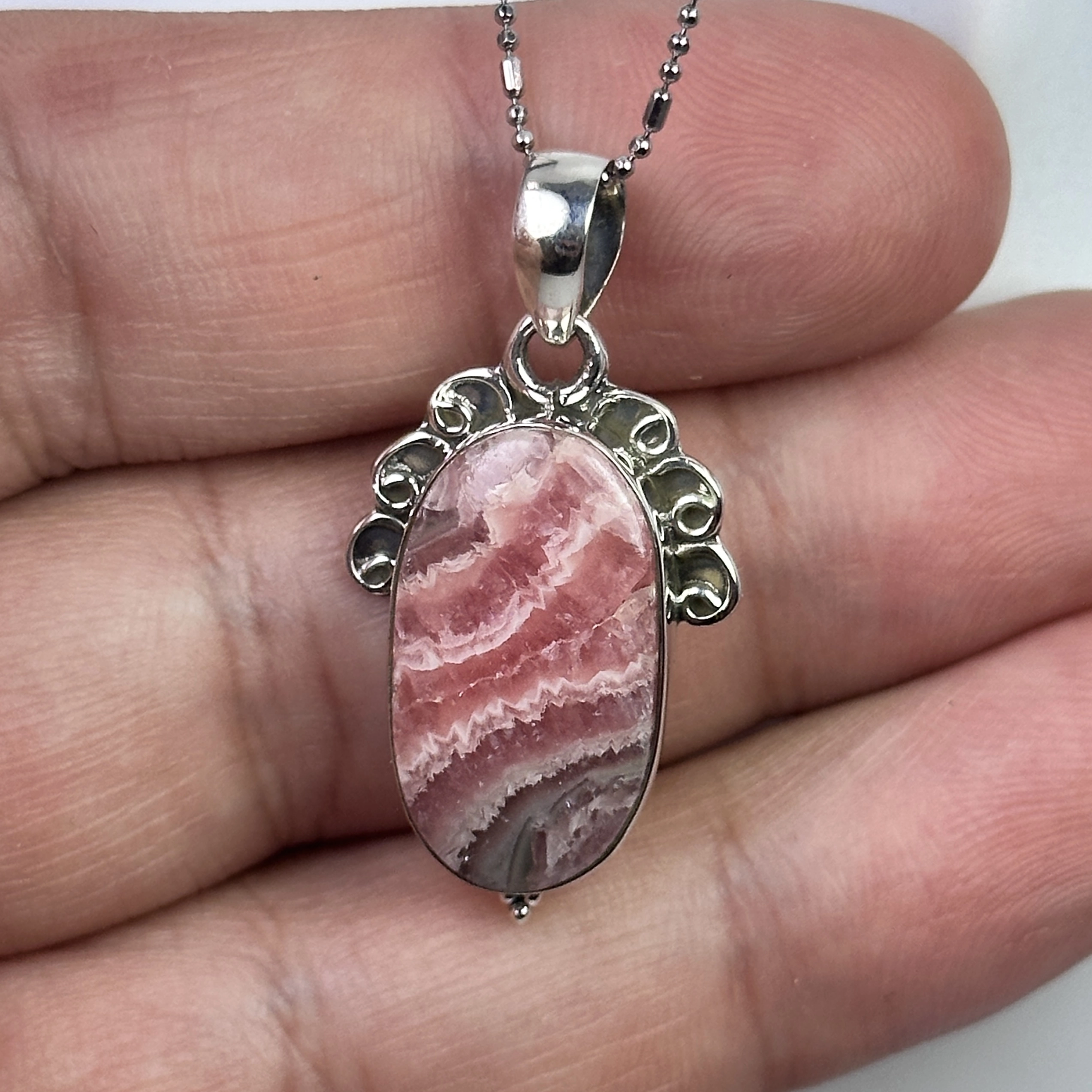 Rodokrozit Kolye Ucu