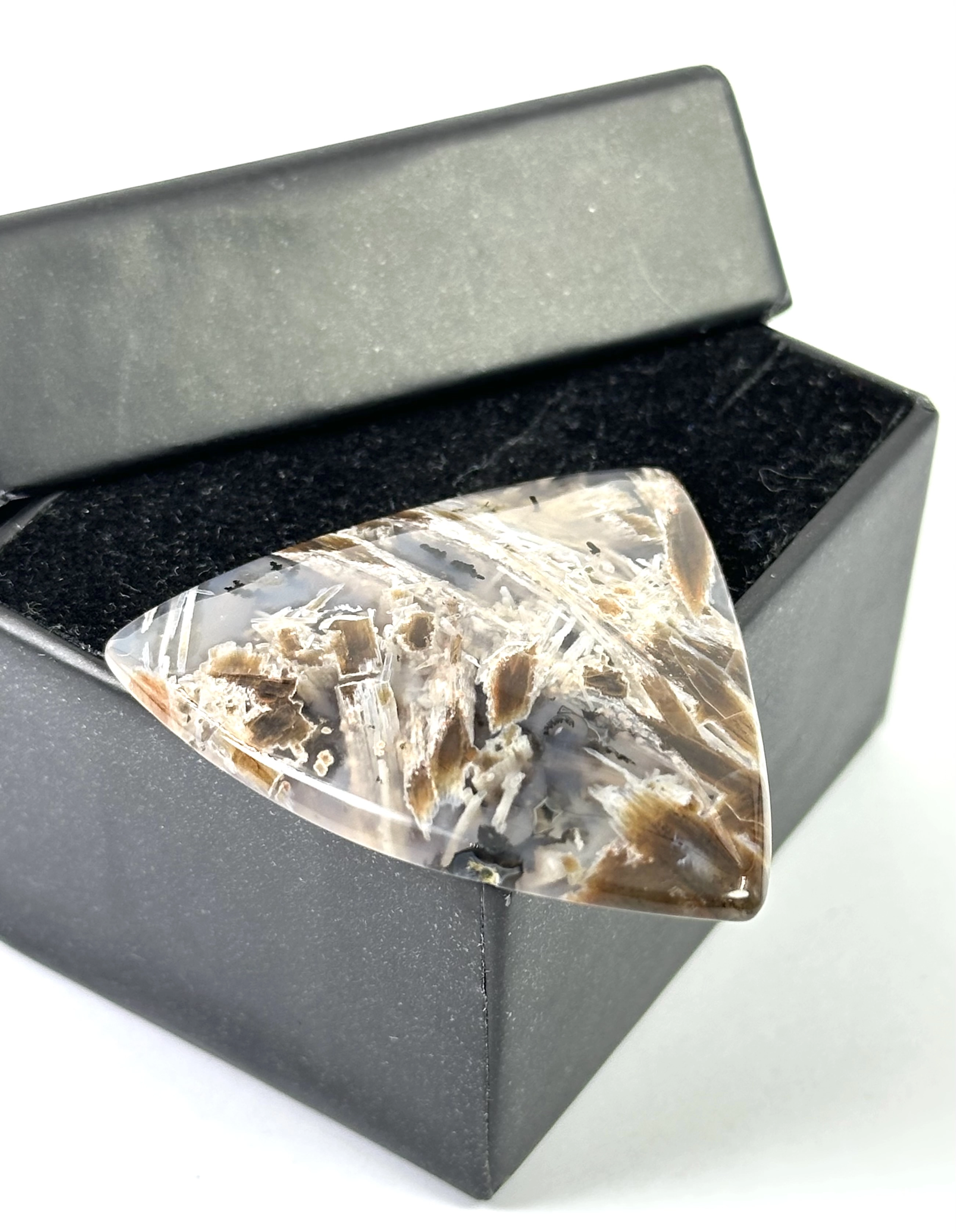 Çubuk Akik Taşlı Kaboşon