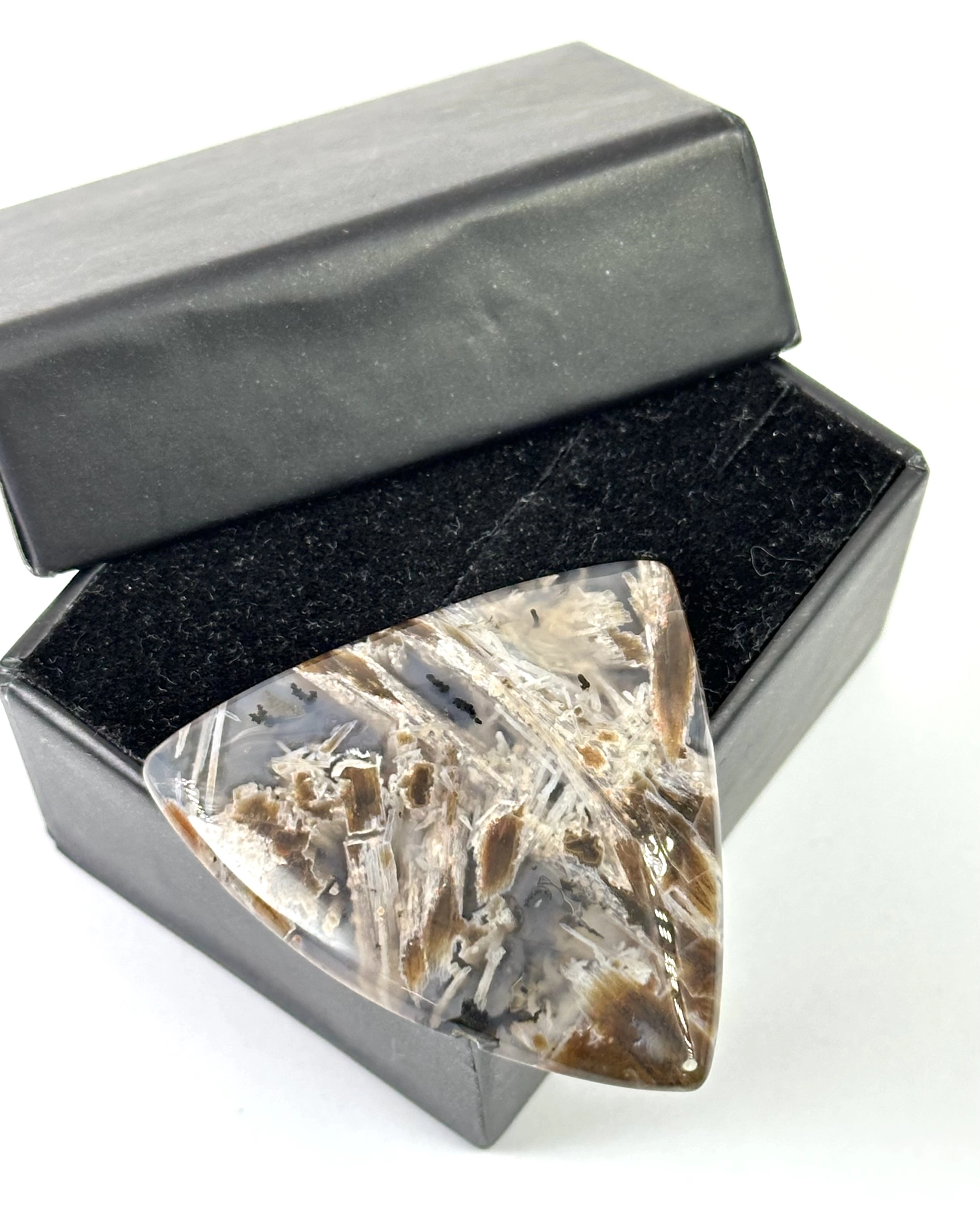 Çubuk Akik Taşlı Kaboşon