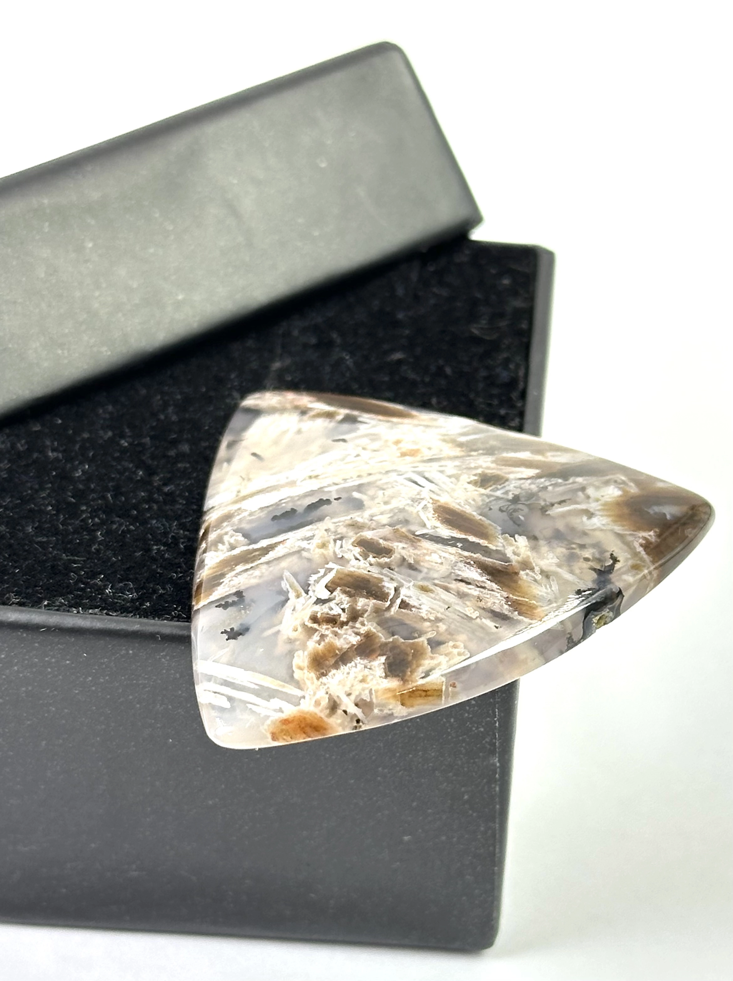 Çubuk Akik Taşlı Kaboşon