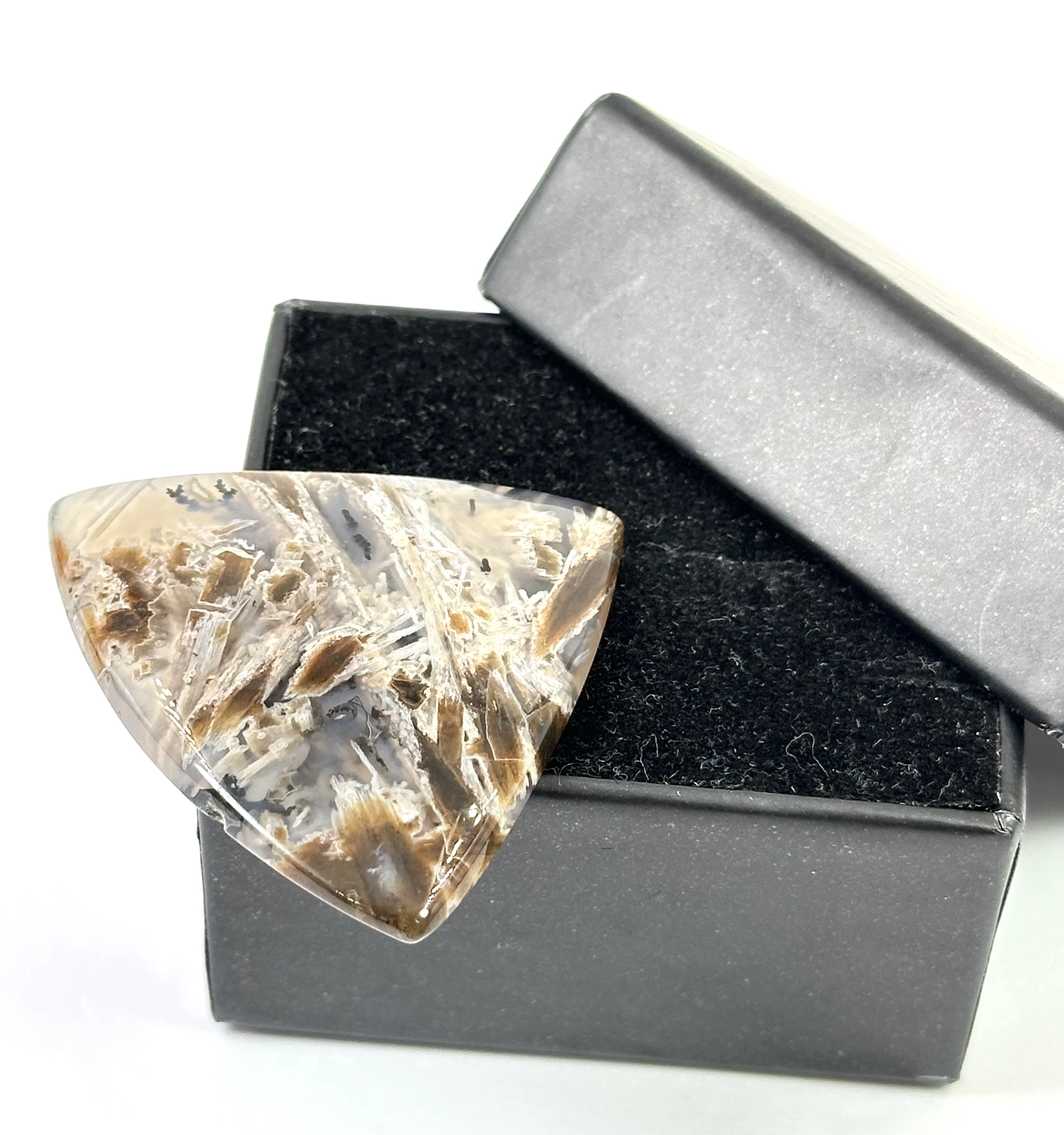 Çubuk Akik Taşlı Kaboşon