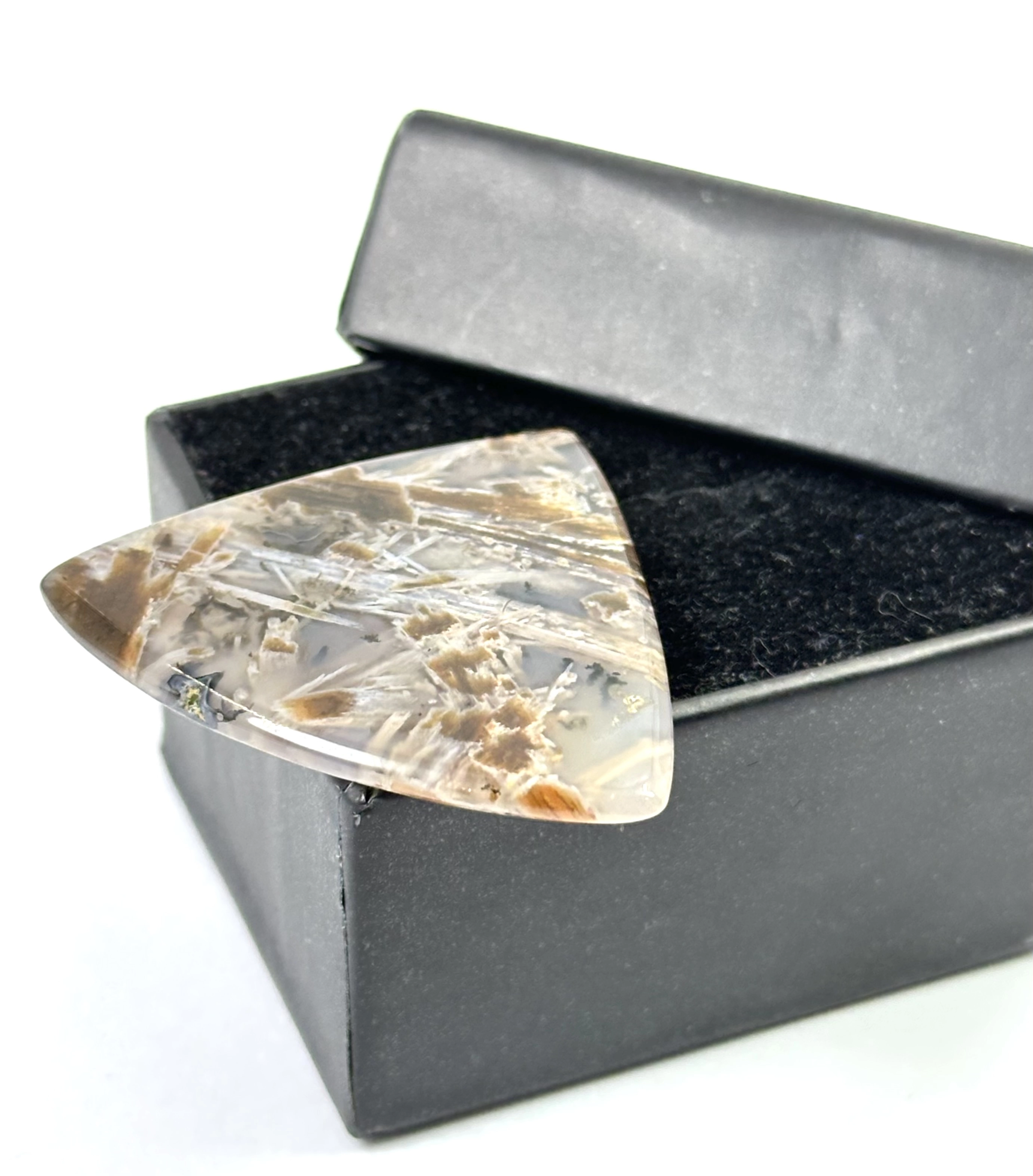 Çubuk Akik Taşlı Kaboşon