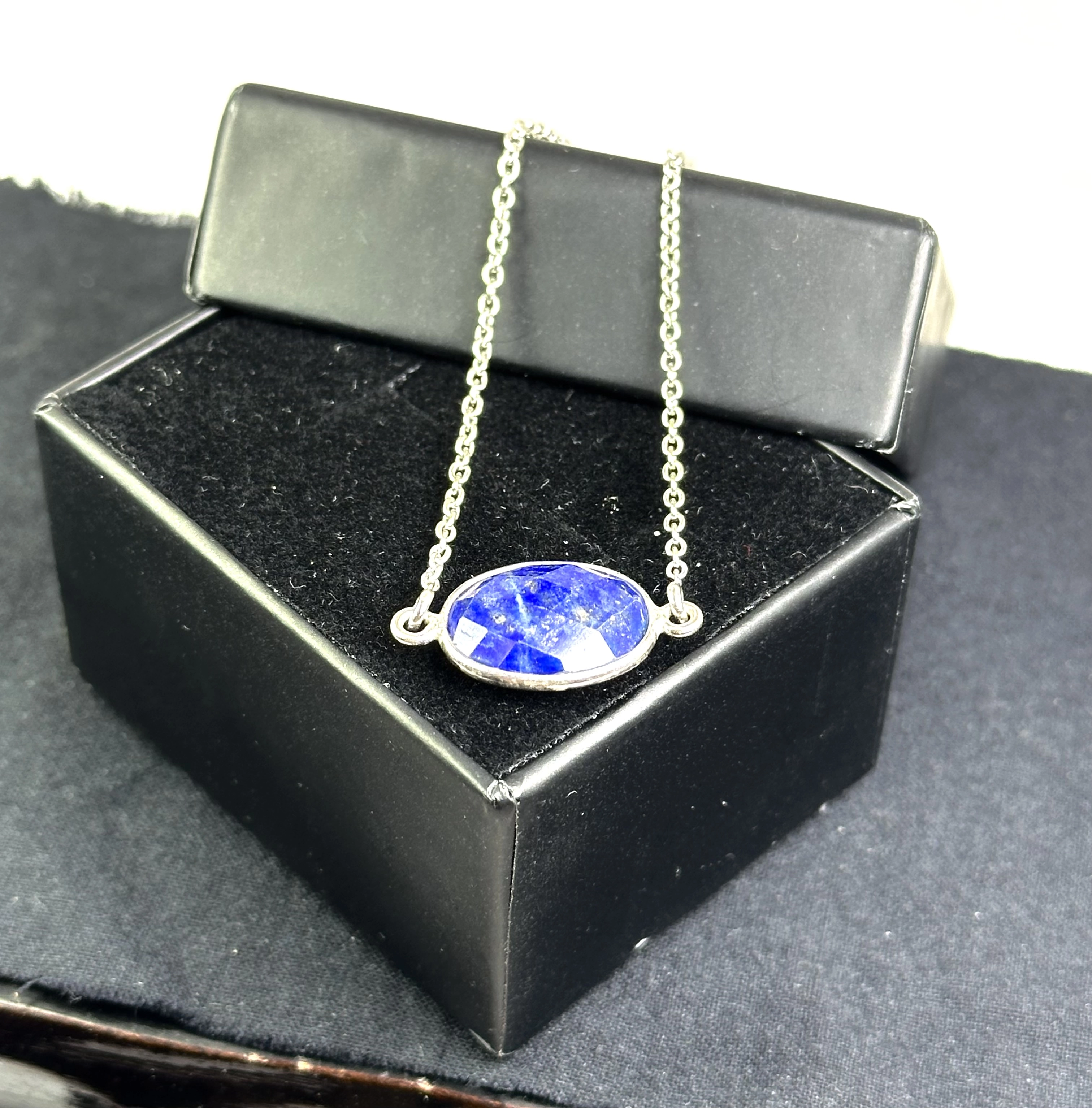 Lapis Taşlı Gümüş Bileklik
