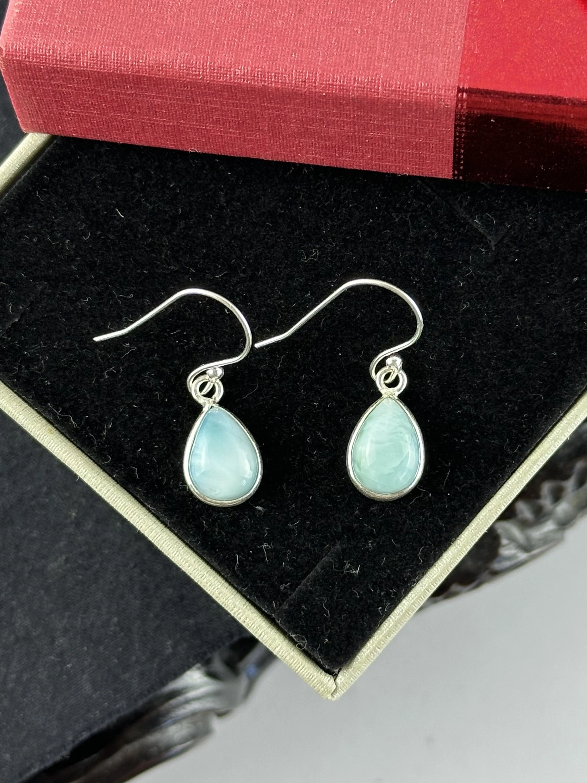 Larimar Gümüş Küpe