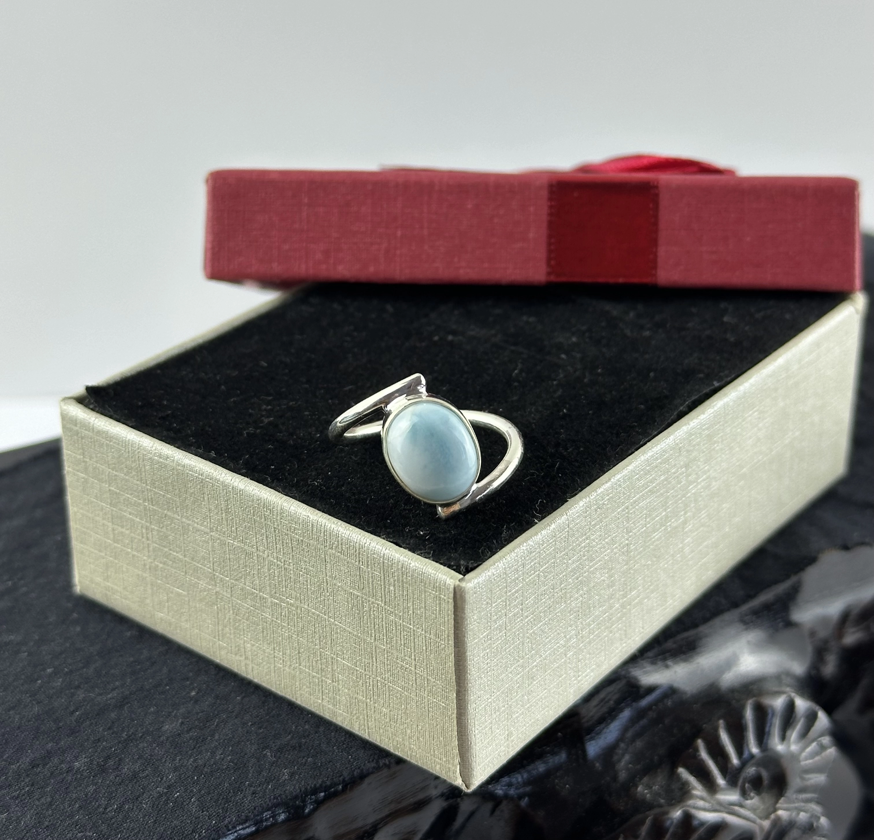 Larimar Gümüş Yüzük