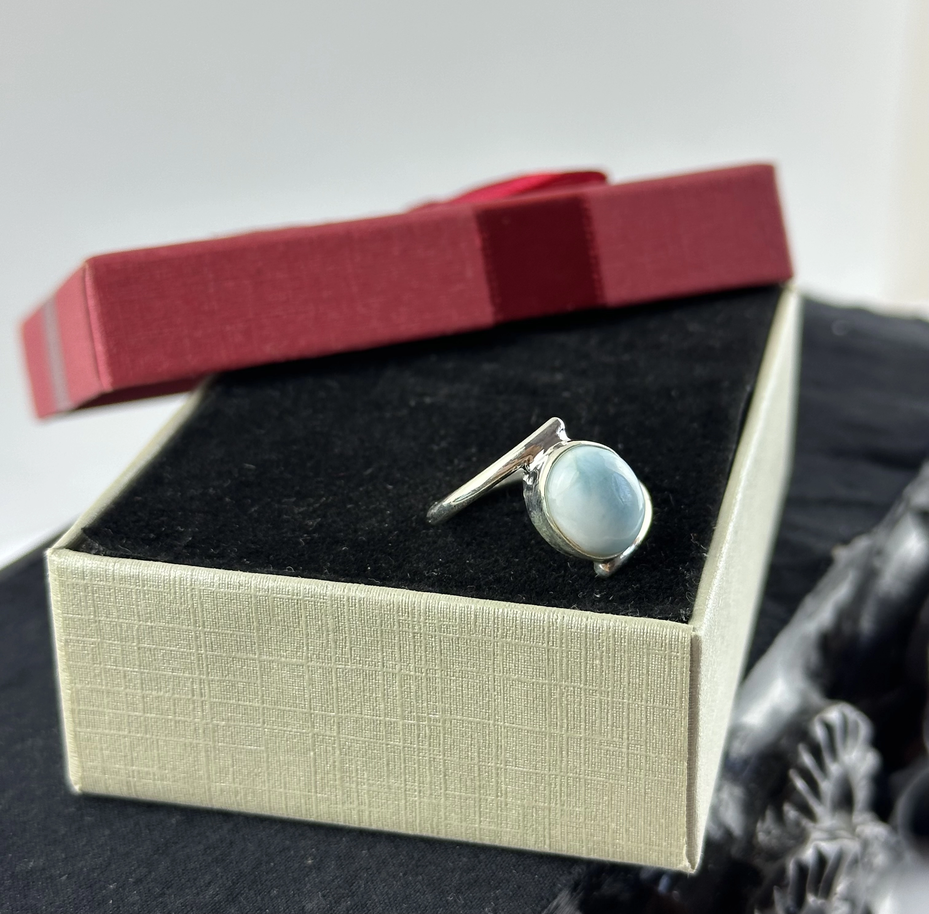 Larimar Gümüş Yüzük