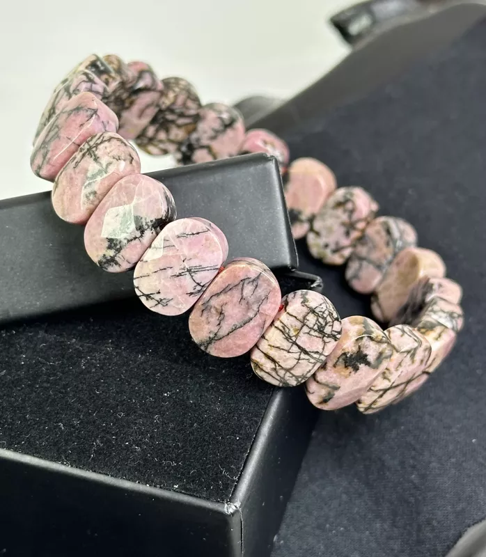 Rodonit Taşından Rolex Bileklik