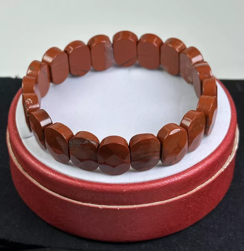 Kızıl Jasper Taşından Rolex Bileklik