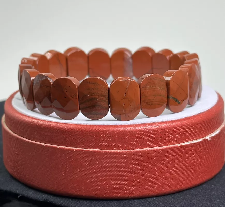 Kızıl Jasper Taşından Rolex Bileklik