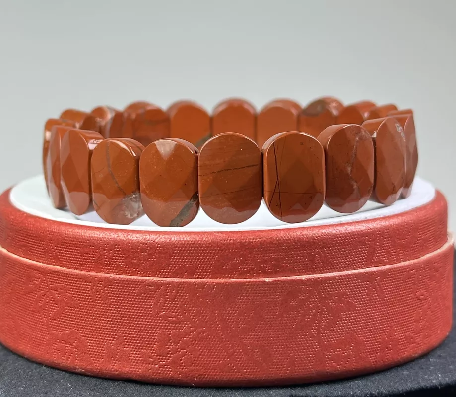 Kızıl Jasper Taşından Rolex Bileklik