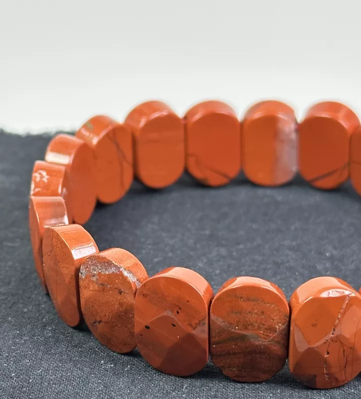 Kızıl Jasper Taşından Rolex Bileklik