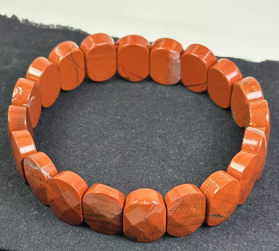 Kızıl Jasper Taşından Rolex Bileklik