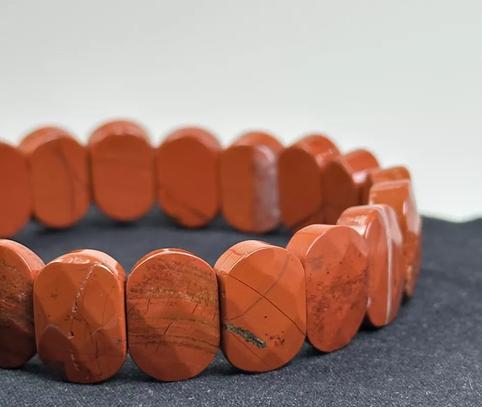 Kızıl Jasper Taşından Rolex Bileklik