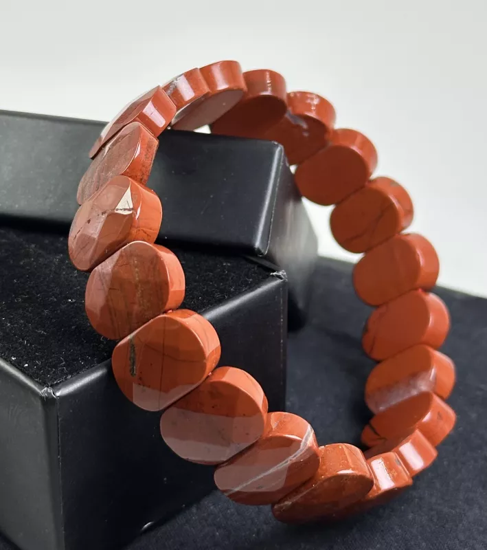 Kızıl Jasper Taşından Rolex Bileklik