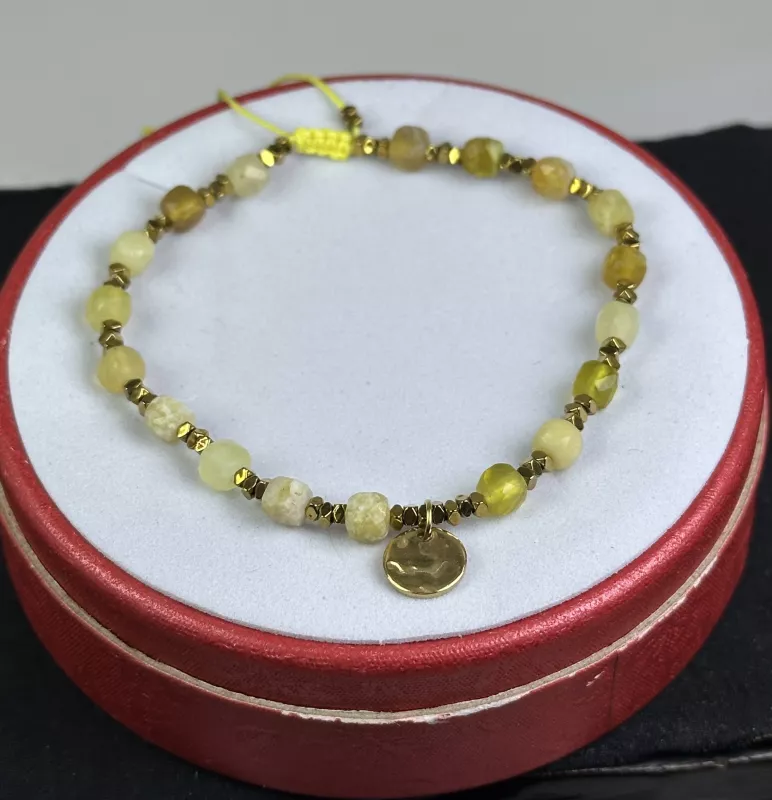 Opal Taşından Sürgülü Bileklik